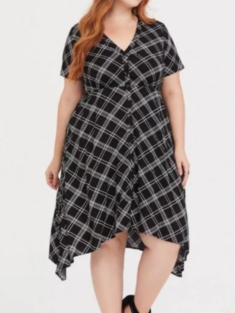 Torrid Midi Challis Shirt Dress Size 3